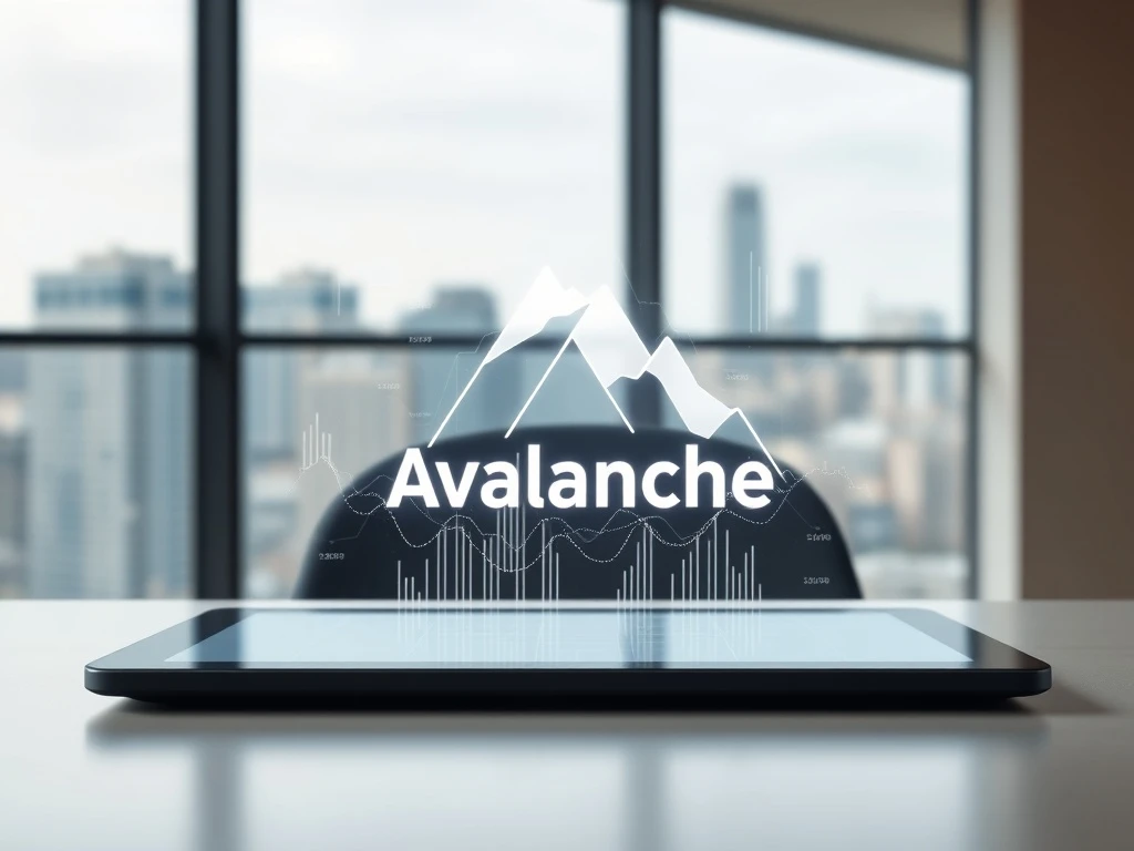 Avalanche blockchain price prediction analysis for 2026-2030 showing financial data visualization