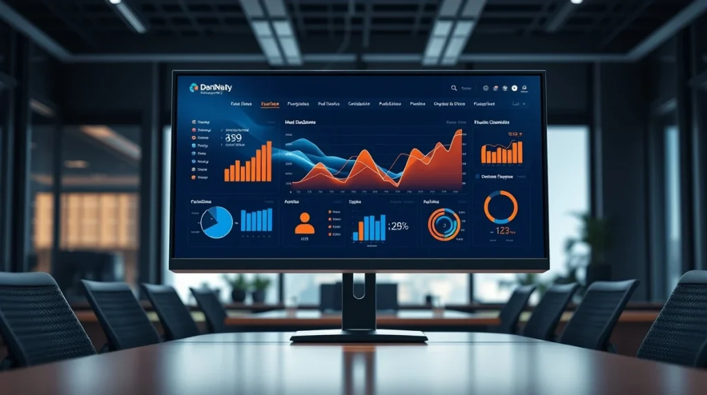 Digital marketing analytics dashboard showing data visualizations after Azexo's acquisition of IGAutoLike.