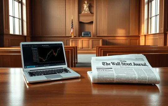 Binance defamation lawsuit against WSJ over Iran transactions report in courtroom setting