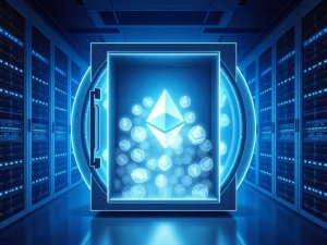 Analysis of Binance's Ethereum illiquid supply absorbing cryptocurrency market volatility in February.