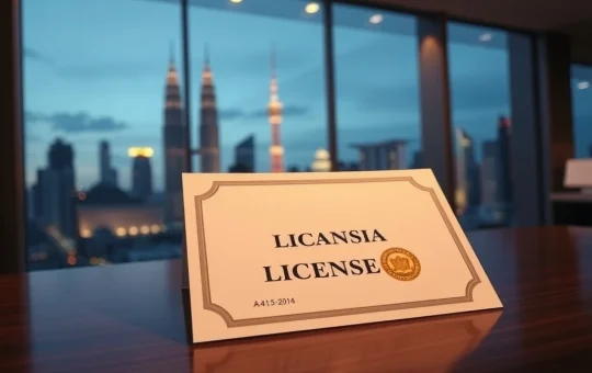 Official license document representing Binance's regulatory expansion plans across Asia.