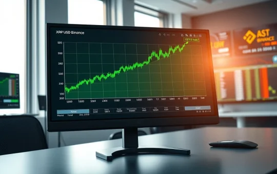 Binance trading chart showing XRP price pattern similar to 2021 rally that sent cryptocurrency from $1.60 to $3.65