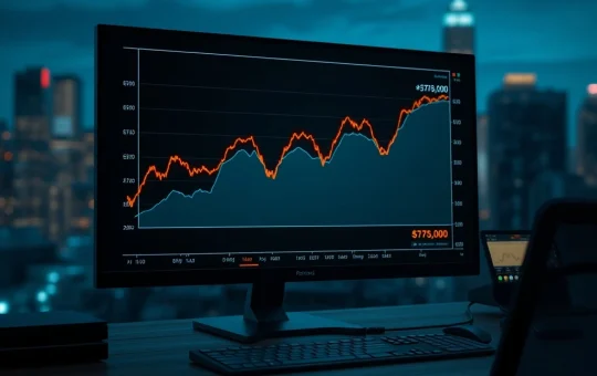 Breaking news on cryptocurrency rally showing Bitcoin, Ethereum, and XRP price graphs surging on a trading desk monitor.