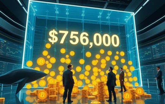 Bitcoin faces $75K resistance wall as whales and institutions accumulate cryptocurrency assets