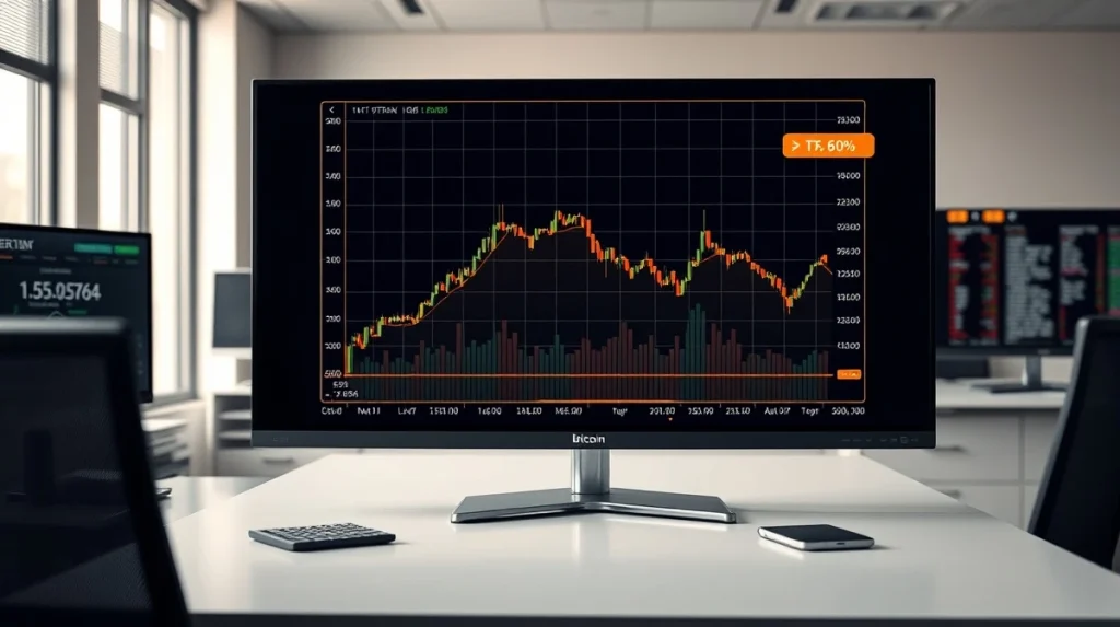 Bitcoin price chart showing bear trend and critical resistance trendline in financial analysis context