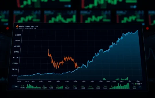 Bitcoin dominance chart showing critical crossover signaling altcoin season market rotation