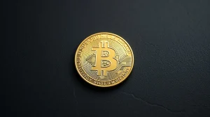 Bitcoin coin showing cracks representing market drawdowns and extended recovery periods in cryptocurrency analysis