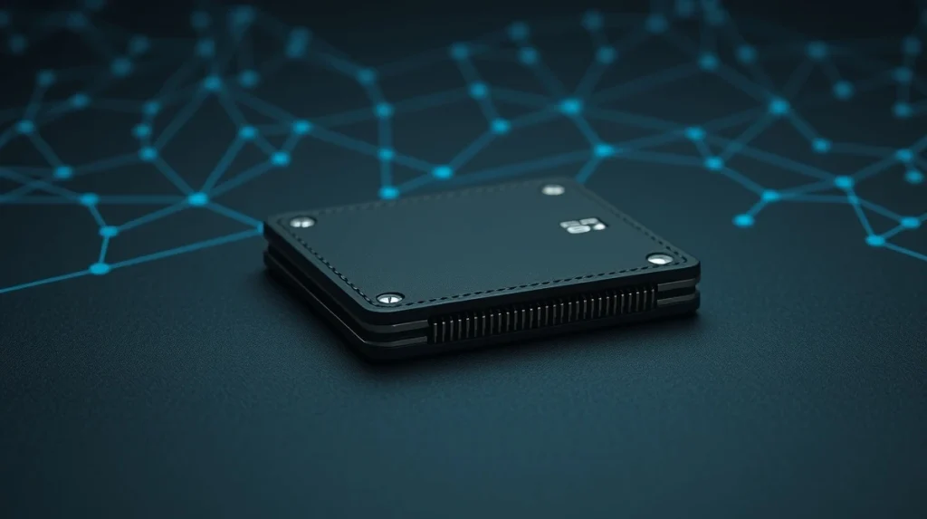 Secure hardware wallet representing Bitcoin holder withdrawal from exchanges for long-term storage