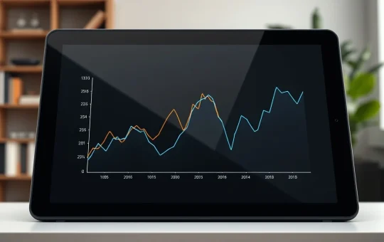 Comparative line graphs showing Bitcoin volatility versus Tesla and Nvidia stock prices in 2026.