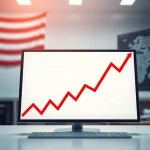 Financial chart showing Bitcoin's decline correlated with U.S. midterm elections and geopolitical tensions in 2026.