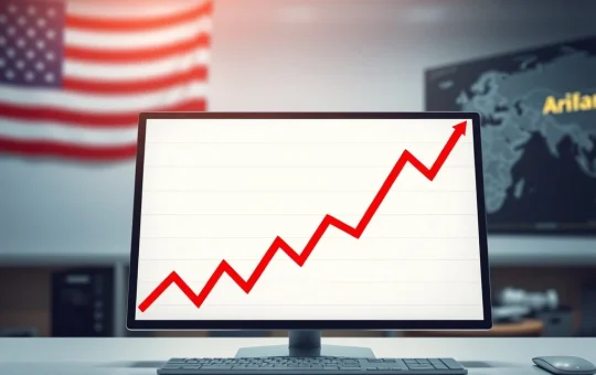 Financial chart showing Bitcoin's decline correlated with U.S. midterm elections and geopolitical tensions in 2026.