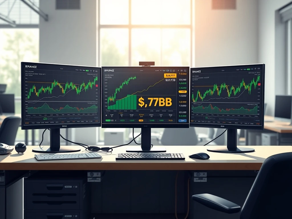 Bitcoin price analysis showing bullish momentum with Binance USDT reserves at $4.77 billion