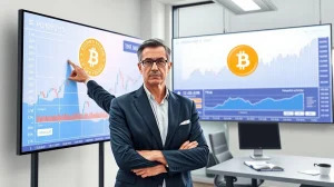 Financial analyst Lawrence Lepard discussing Bitcoin price prediction and Federal Reserve monetary policy analysis