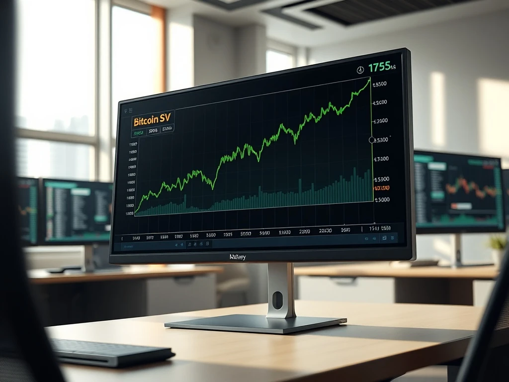 Bitcoin SV price prediction chart showing future trajectory analysis for 2026-2030