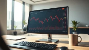 Financial trading terminal showing cryptocurrency ETF sell-off data and market charts for Bitcoin and Ethereum.