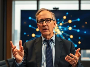 BlackRock CEO Larry Fink calls for unified blockchain tokenization in corporate setting.