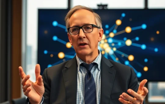 BlackRock CEO Larry Fink calls for unified blockchain tokenization in corporate setting.