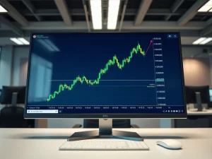 BNB bull flag breakout chart analysis showing price surge on trading terminal