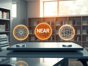 Analysis of buying Bittensor TAO, NEAR, and ICP AI cryptocurrencies on a modern trading desk.