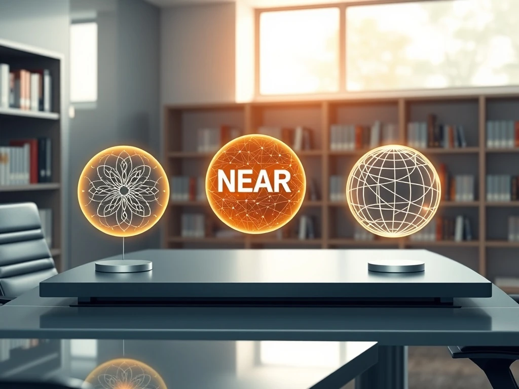 Analysis of buying Bittensor TAO, NEAR, and ICP AI cryptocurrencies on a modern trading desk.