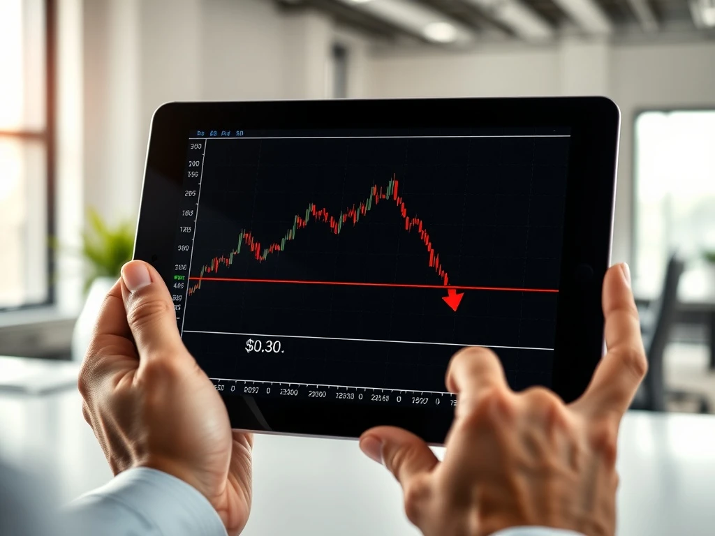 Analysis of Cardano ADA cryptocurrency price chart struggling at $0.30 resistance level
