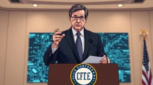 CFTC Chair Mike Selig announces new regulatory framework for crypto and AI markets.