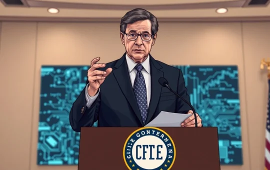 CFTC Chair Mike Selig announces new regulatory framework for crypto and AI markets.
