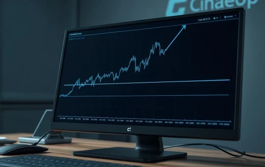 Chainlink LINK price chart showing breakout setup as on-chain inflows increase for the oracle token.