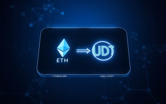 Digital wallet interface showing Ethereum and stablecoin transaction flows related to Chun Wang's $307M crypto movements.