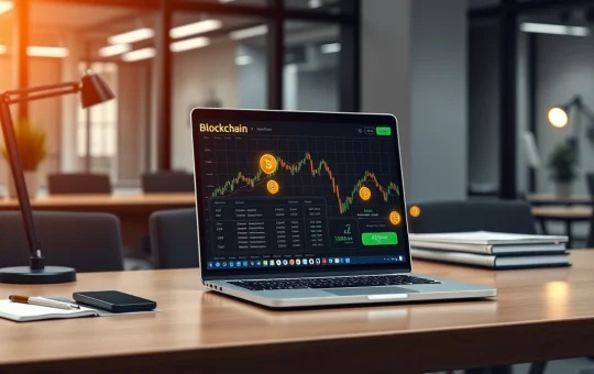 Editorial image depicting blockchain and digital token analysis on a computer screen.