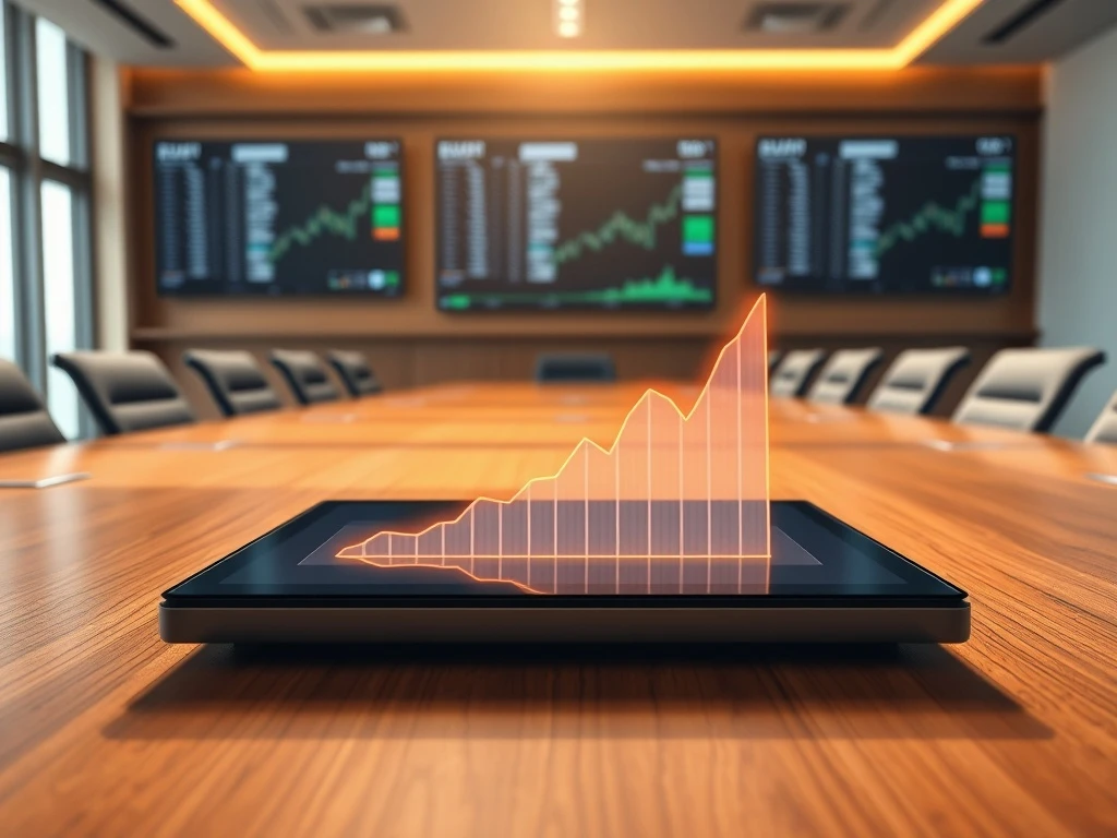 Corporate boardroom tablet showing record high ETH treasury holdings graph for March 2026 strategic analysis.