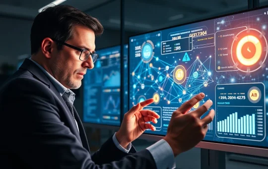 An investor analyzes blockchain data and tokenomics for a crypto presale opportunity.