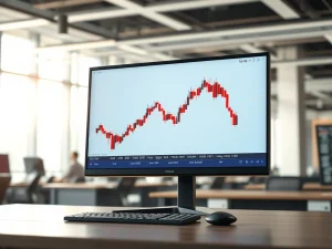 Analysis of CryptoNewsInsights monthly losing streak showing a sharp downtrend on a professional trading monitor.