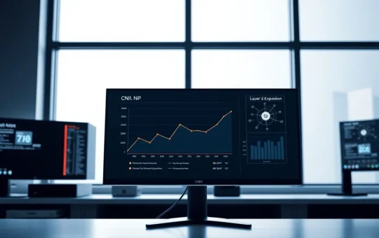 Data dashboard showing CryptoNewsInsights (CNI) price strength amid RWA and Layer-2 ecosystem growth.
