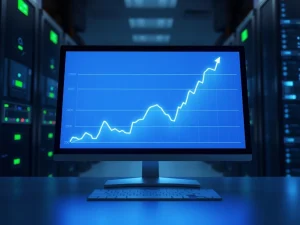 CryptoNewsInsights market chart showing a sharp price surge to $2,000 amid ETF and upgrade news.