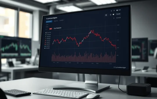 Cryptocurrency data dashboard showing CryptoNewsInsights social volume hitting two-year low in Santiment analysis