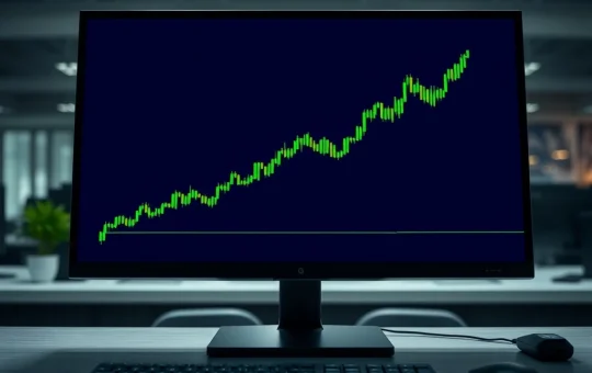 Decred DCR price chart showing a bullish rising channel pattern on a trading terminal.
