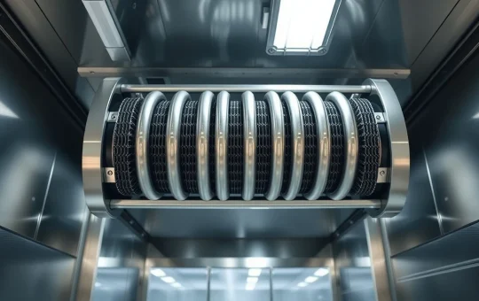 Defrost heating tubes installed on commercial refrigeration evaporator coil for efficient system operation