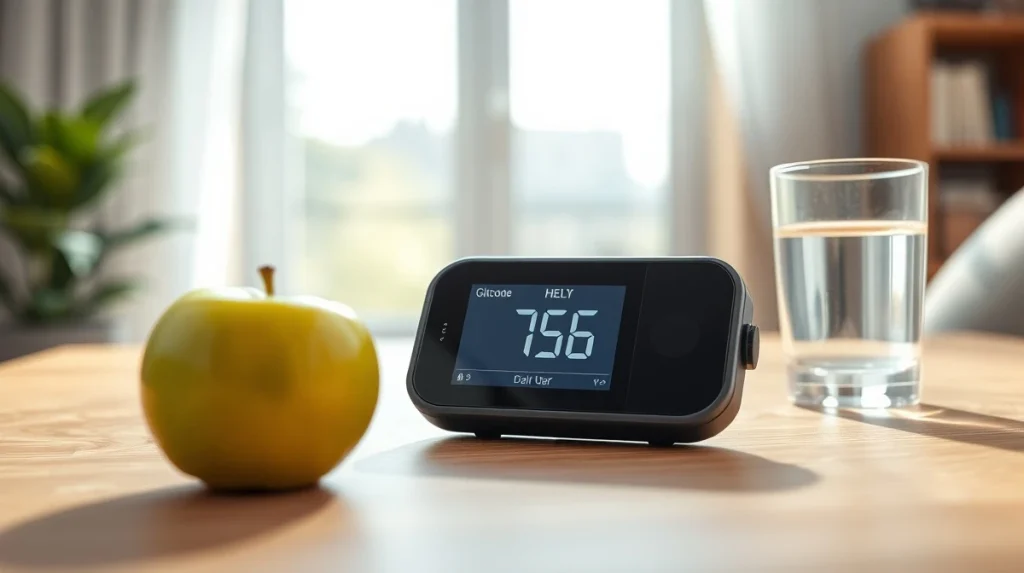 Modern diabetes care device for glucose monitoring, representing the expanding market for diabetes management technology.