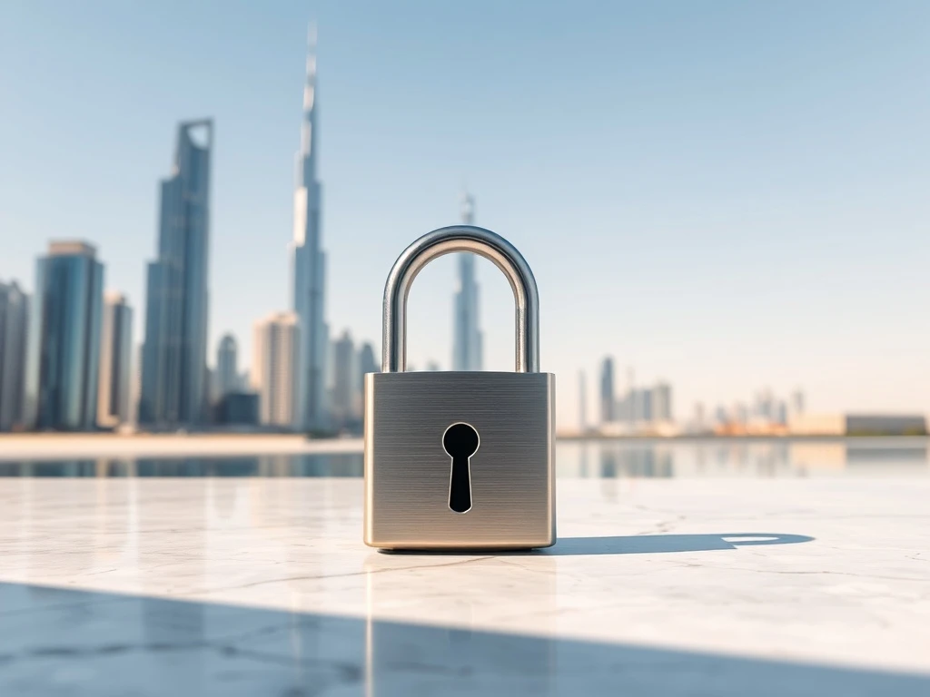Dubai fines KuCoin for unlicensed cryptocurrency services, symbolizing regulatory crackdown on crypto exchanges.