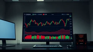 Ethereum price volatility dashboard showing critical liquidation risk levels in cryptocurrency trading