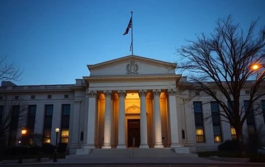 Federal Reserve building in Washington D.C. as policymakers debate 2026 interest rate cuts.