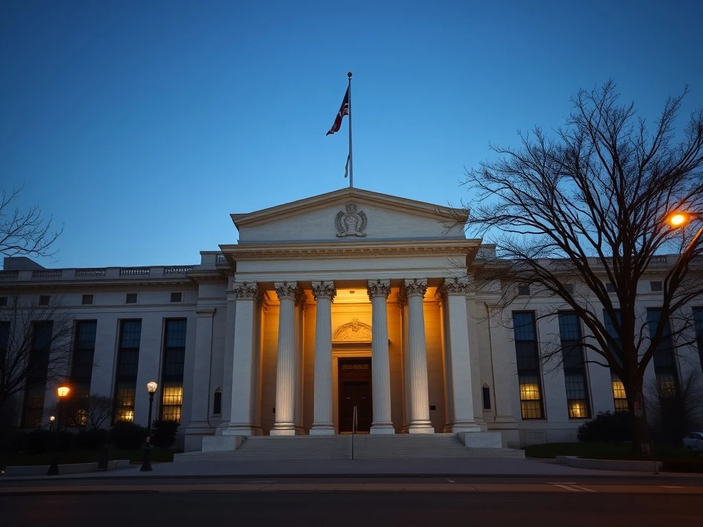 Federal Reserve building in Washington D.C. as policymakers debate 2026 interest rate cuts.