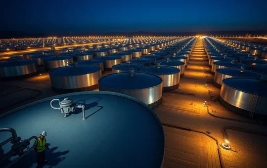 G7 strategic petroleum reserve facility during emergency oil release consideration