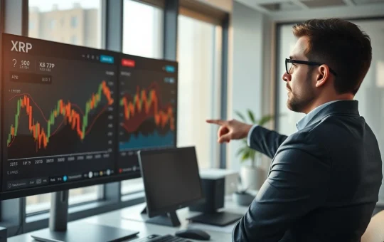 Analyst Gareth Soloway discusses Bitcoin and XRP price targets on financial charts.