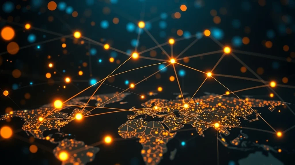 Heavsty token presale announcement for blockchain logistics platform interface