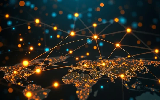 Heavsty token presale announcement for blockchain logistics platform interface