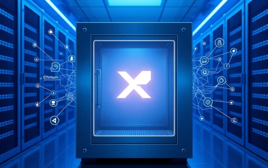 Secure institutional digital vault for wrapped XRP (wXRP) custody across multiple blockchain networks