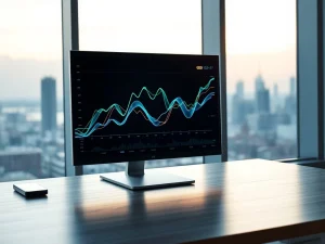 Hyperliquid leads perpetual DEX market with record $35.4B weekly trading volume shown on digital interface.