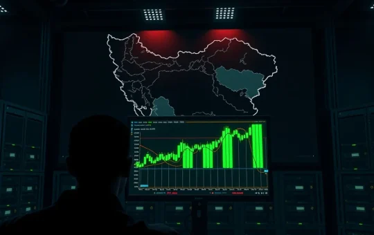 Analysis of Iran blackouts causing Bitcoin price surge to $72,000 in cryptocurrency markets.